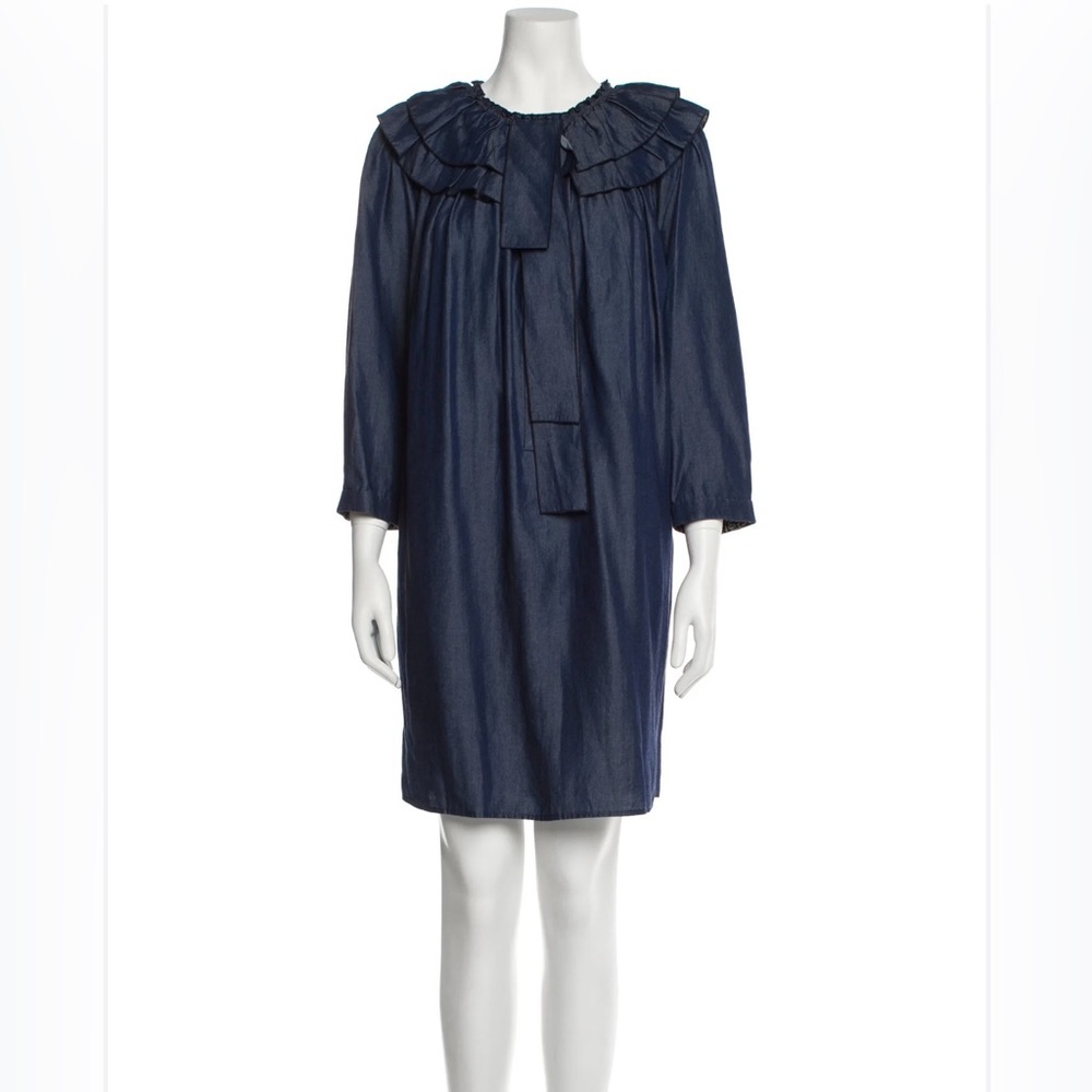 Marc Jacobs Dark Blue Long Sleeve Dress NWT